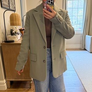 & other stories Sage Green Blazer